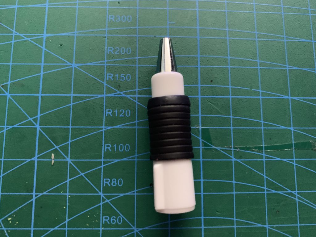 One-ring Anyball section fitted over the Super Grip