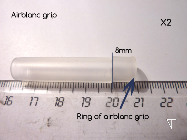 8 mm Airblanc grip ring.