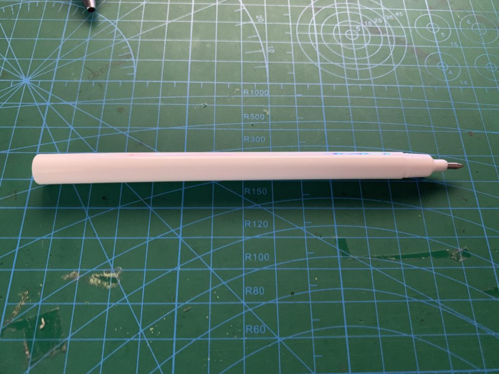 RSVP ink tube inserted into the Comssa barrel