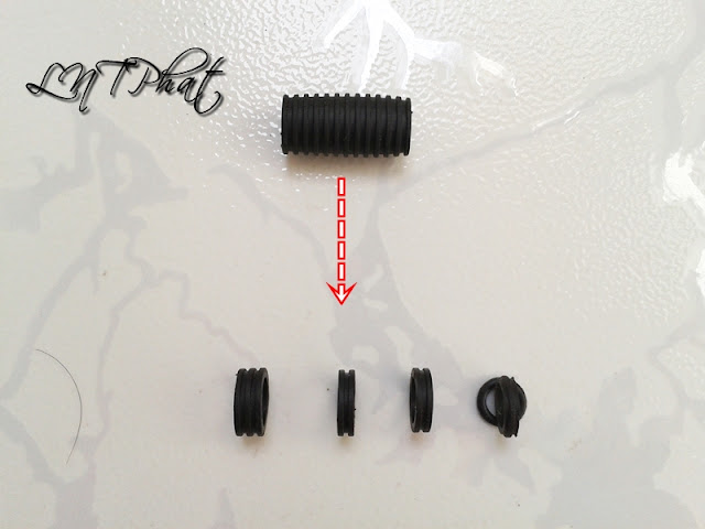 Sailor grip cut into the specified stripe groups.