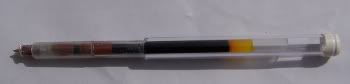 G3 ink tube taped at the front and rear.