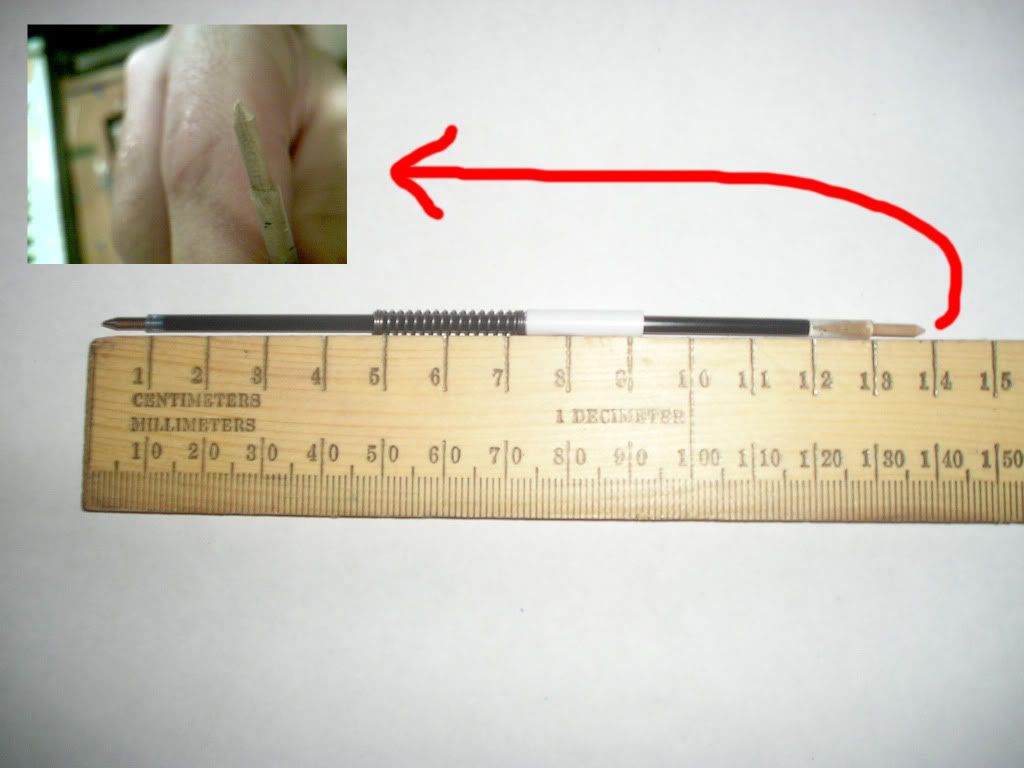 RSVP ink tube and back cap modified