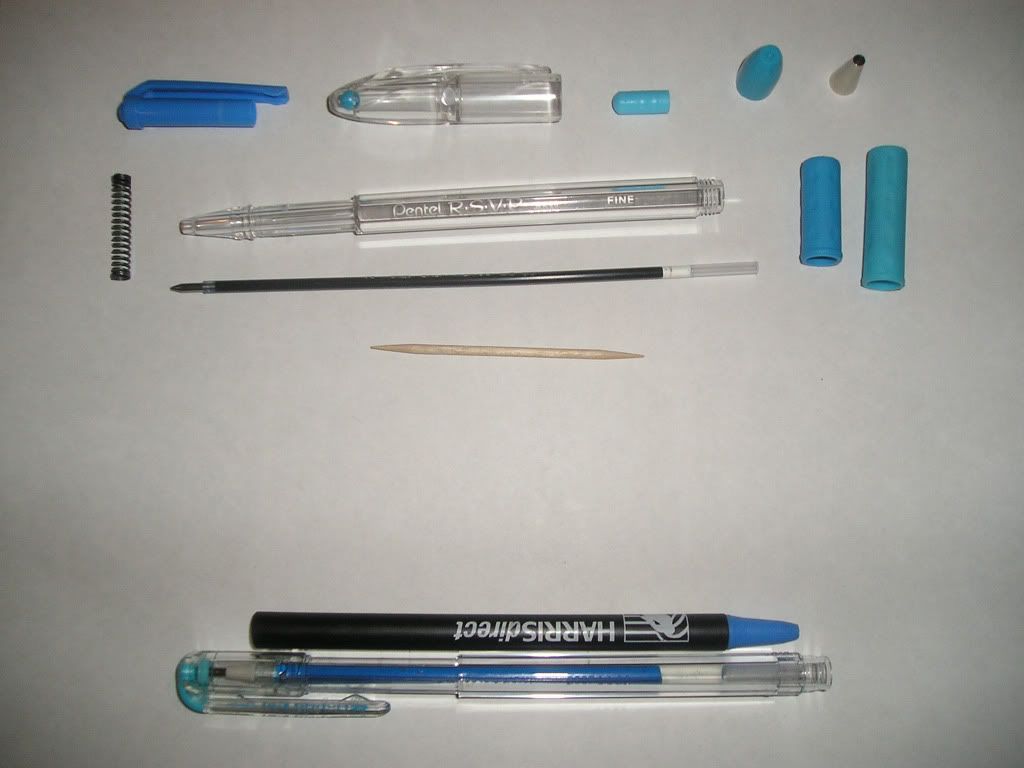 Disassembled parts