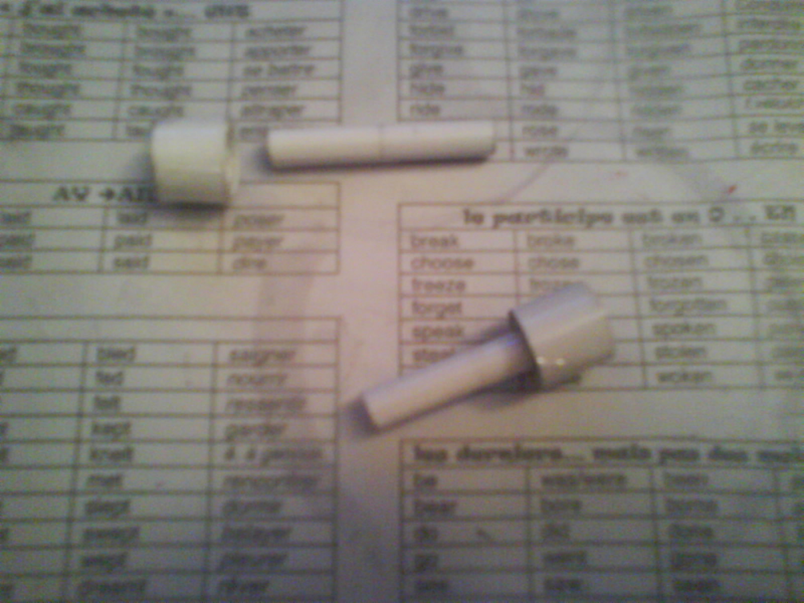Parts 2 and 3 fitted over parts 8 and 9.