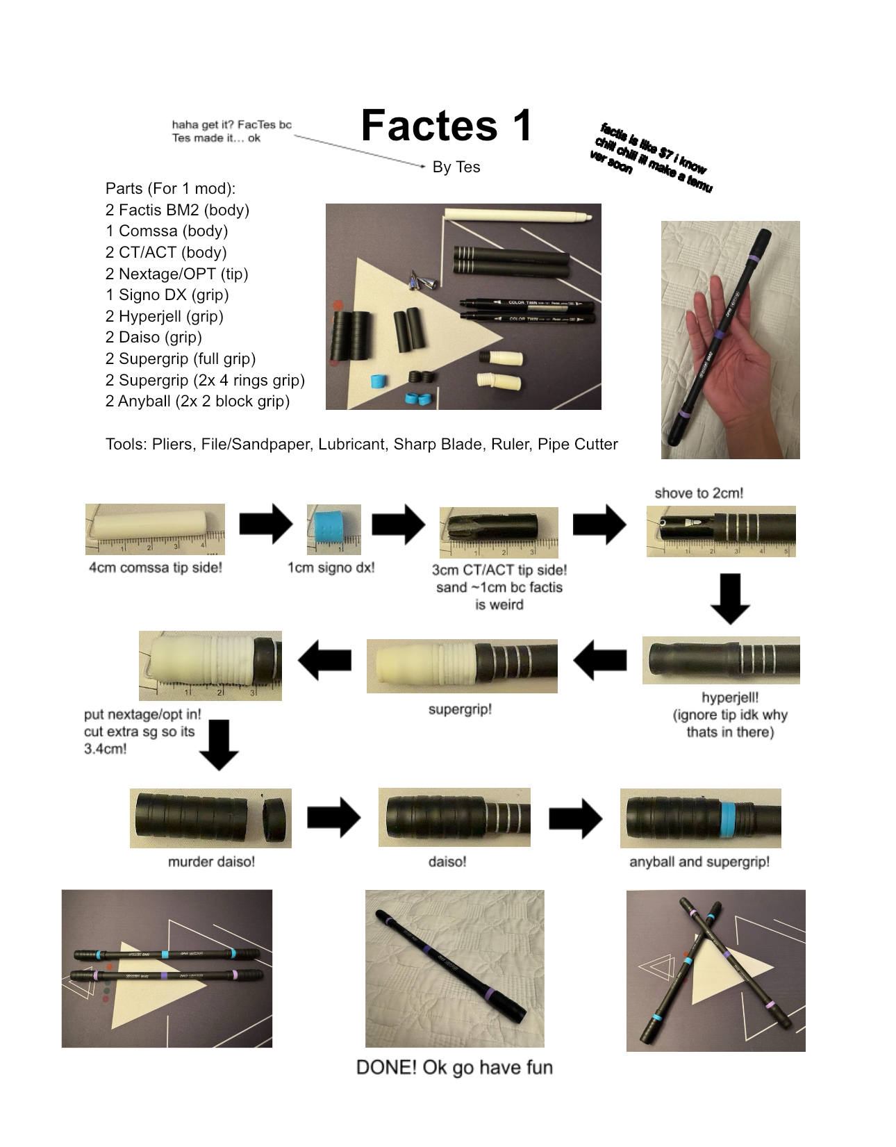 Factes-1 assembly diagram