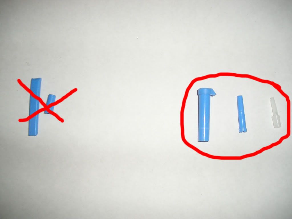 Preparing the Bic Clic Stic mechanism