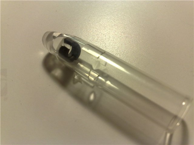 Grip section fitted inside the G3 cap