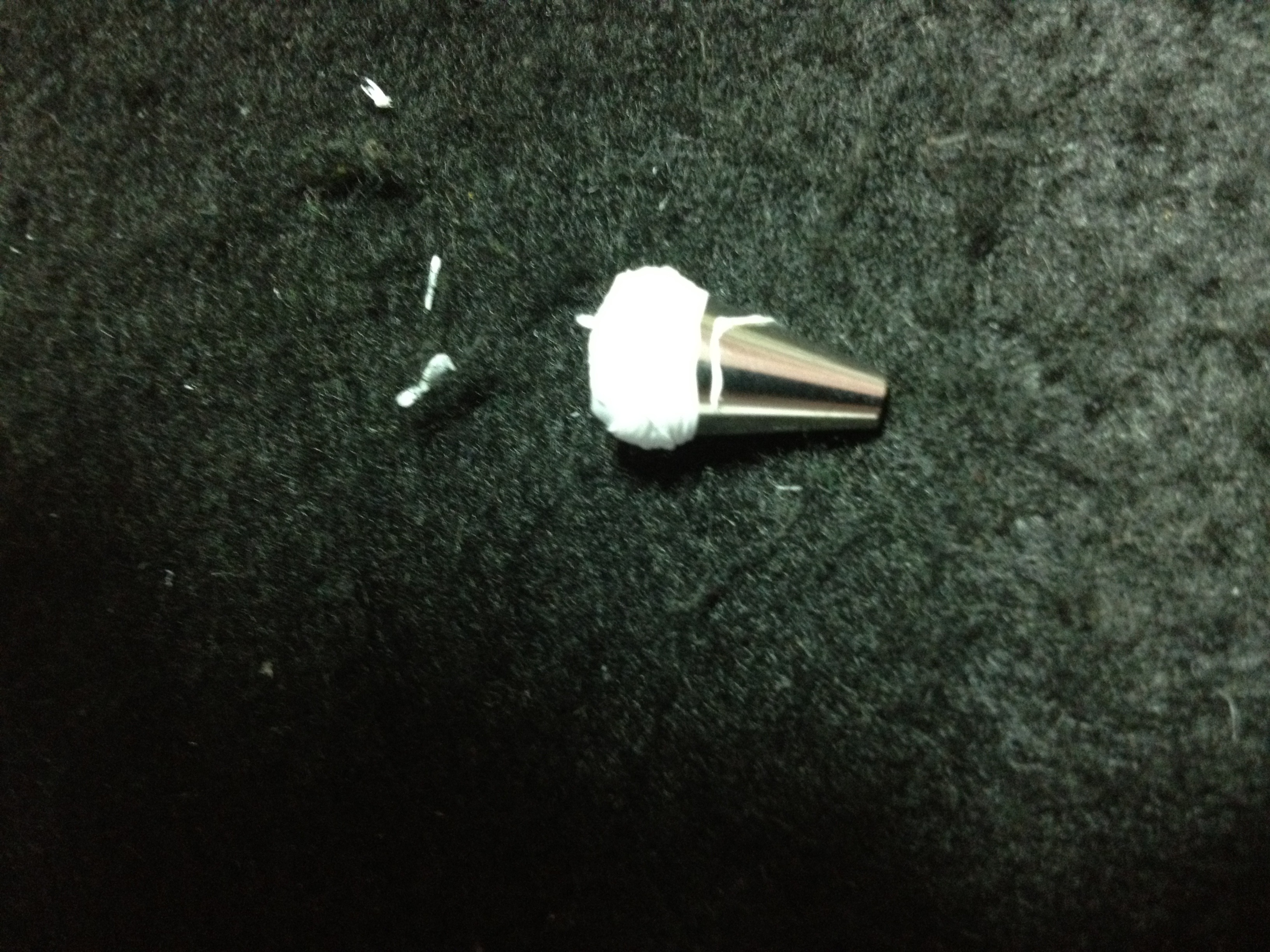 PTFE tape added to the second Signo tip.